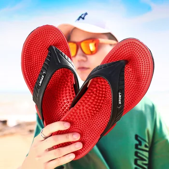 Luxo Homens 2021 Verão Flip-flops Designer de Esportes de Flip-Flops para o Homem Sólido EVA Chinelos de quarto Masculino Televisão Slides Sapatos de Praia Chaussure