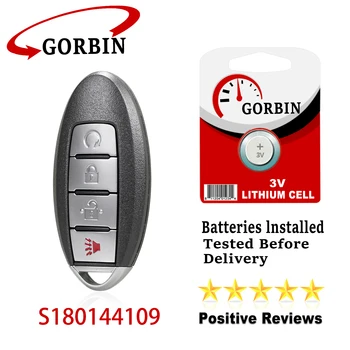 GORBIN 4 Botão Smart Remote Chave do Carro para o Nissan Rogue 2017 2018 para Nissan Key Fob 433Mhz 4A Chip S180144109