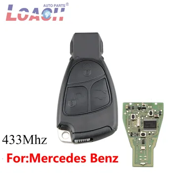 3Buttons 433Mhz Smart Remote chave do Carro Fob Para BenzFor Mercedes Benz B C E ML S CLK CL chave do carro Original Preço: US $39.40 / peça