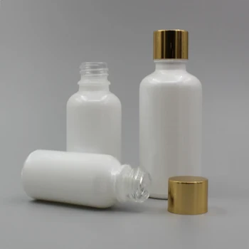 20ml de embalagem de cosméticos redondo prateado líquido garrafas de vidro com tampa de rosca