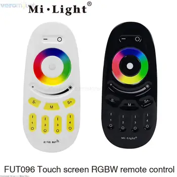 Milight FUT095 FUT096 FUT096-B/Botão de Toque Tipo de 2,4 G RF 4-Zona de LED sem Fio Controlador Remoto para MiBoxer RGBW Controlador de Lâmpadas