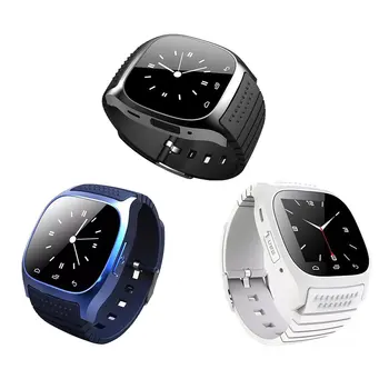 Impermeável Smartwatch M26 compatível com Bluetooth Smart Watch Diário impermeável do DIODO emissor de luz Para Android Telefone