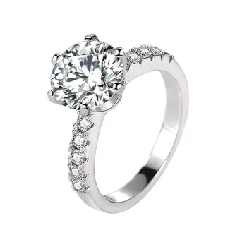2021 Jewlery Organizador S925 Prata Anéis de Diamante para as Mulheres, Faixas de Casamento, Anéis de Casais de Prata da forma da Jóia de Luxo