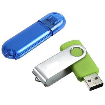 128 MB USB 2.0 Flash Drive ou cartão de Memória Polegar Caneta Disco de U & Rotação USB 2.0 128MB Flash Drive de Memória Stick Disco de U