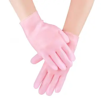 1 Par Mulheres Homens Hidratante Cuidados com a Pele Esfoliante SPA Luvas para as Mãos Secas para o Cuidado das Mãos Luvas de Clareamento