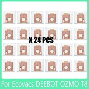 24-Pack Poeira, Sacos Para Ecovacs DEEBOT OZMO T8 AIVI T8 Max Série T8 T9 Série N8 Pro Plus N8 Pro Robô Aspirador de pó