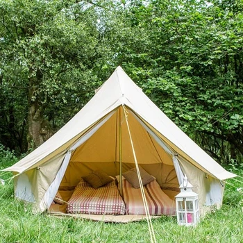 Impermeável Exterior Glamping Tendas Família Camping Tenda Tenda De Lona Bell Tenda