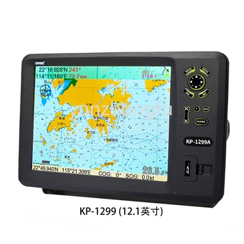 Marinha AIS Anti-Colisão Instrumento de Satélite GPS Navigator Onwa KP-1299A Mar de Imagem Máquina Anti-Colisão Instrumento de 12 Polegadas