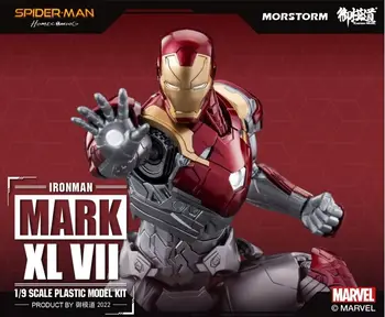 Marvel Morstorm E-modelo de Homem de Ferro Mk47 Deluxe Edition Figura de Ação 1/9 Escala de Assembleia de Recolha de Modelo Dom de Brinquedo Para Crianças