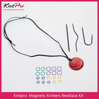 Knitpro Magnético Tricoteira Colar Kit de tricô bordado de ferramentas de artesanato