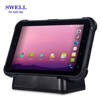 Hotéis baratos de Bolso Resistente Armazém Android PDA com o Scanner de código de Barras 8polegada IP67 suporte a tablet wi-fi portátil Terminal PDA