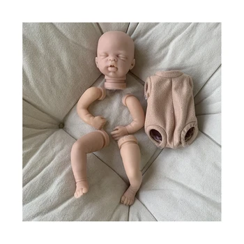 Prática de Simulação de Garota Realista Bebê Recém-nascido de Educação Infantil Brinquedo de Cama/sofá Companheiro de Suprimentos de Vinil Terminar de Boneca