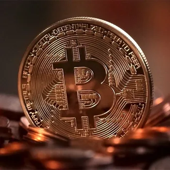 Banhado a ouro Bitcoin Moedas Comemorativas Colecionáveis Dom Física Bits BTC Casa de Arte de Metal Prata Bitcoin Coleção