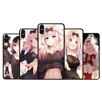 Kaguya-sama Amor É Guerra Kaguya Chika Ai Soft Phone Case Capa para Iphone X XR XS MAX 6 7 8 11% a Mais Pro MAX UM