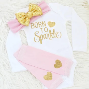 Personalizado bebê recém-nascido menina voltando para casa roupa Personalizada com As cores de Funny t-Shirt Bebê de bebê do terno do corpo
