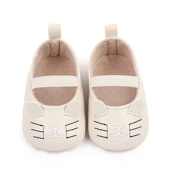 Bebê recém-nascido menina sapatos de couro pu sapatos infantis para menina 0-18M de criança de bebê berço sapatos de bebê mocassins chaussure bebe fille
