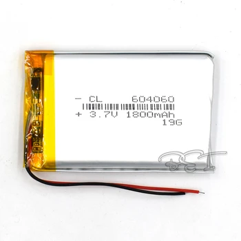 5Pcs 3,7 V 604060 Com Placa de Proteção de 1800mAh bateria Recarregável de Polímero de Lítio de Bateria Para PSP Navegação Ebook Núcleo do Li-íon da Célula