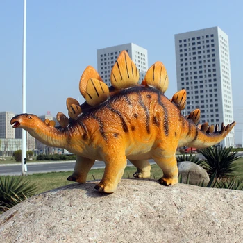 Tamanho grande Stegosaurus Modelo de Simulação do Modelo Animal de Brinquedo Dinossauro de Plástico, Bonecos de Dinossauros Modelos de Construção Sólida Presentes Crianças