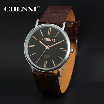 2018 Relógios de Homens de marcas de Luxo do Relógio de Pulso de Moda Relógio Masculino de Couro de qualidade de Homens Relógio de Quartzo Analógico Relojes