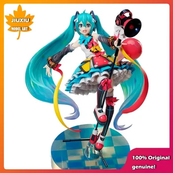 100% Original:linda garota Miku Mágico futuro 2018 24cm de PVC Figura de Ação do Anime Figura de Modelo de Brinquedos Figura Coleção Boneca de Presente