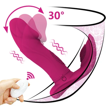 Wearable Cócegas Anal com Vibrador Massageador de Próstata Buttplug Ânus Estimulador Feminino Masturbador Brinquedos Sexuais para as Mulheres Máquina de Sexo
