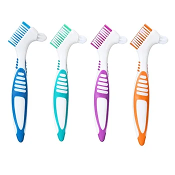 1 Peça de Escova de dentes, Escova de Limpeza Verde Roxo Azul Laranja Leve, com Alça Confortável Casa de Suprimentos Design Ergonômico