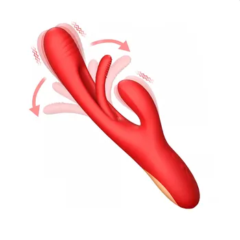 3 em 1 Dildos Vibrador para as Mulheres Estimulador de Clitóris Poderoso Massageador do Ponto de G Oscilante Fêmea Masturbação Brinquedos Sexuais para Adultos