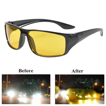 Carro da Visão Nocturna de Óculos de sol a Noite Dirigindo Óculos Driver de Óculos de proteção Óculos de Sol Unissex UV Óculos de Proteção Óculos de Tendências