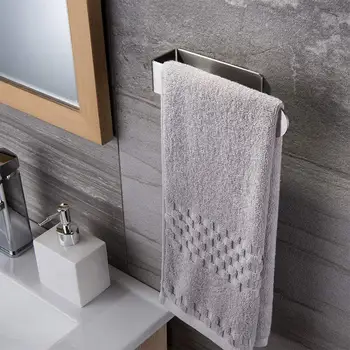 Auto-Adesivo de toalhas toalheiros Sem Perfuração Titular Toalha de Vida em Cabide Barra de Toalha