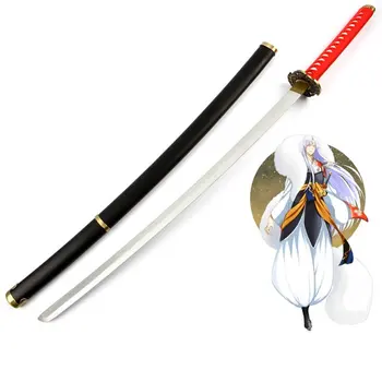 [Engraçado] 100cm de Cosplay do Anime Inuyasha Sesshoumaru Tenseiga arma Espada de Madeira modelo de festa a Fantasia Anime mostrar Japão espada samurai