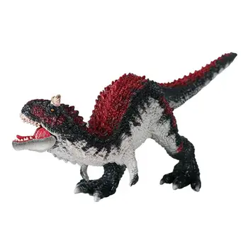 Dinossauro Carnotaurus Mini Jurassic Figura de Brinquedo Sólido do PVC Mundo dos Dinossauros Modelo Animal Figuras de Ação da Coleção de Brinquedos de Modelo Para as Crianças