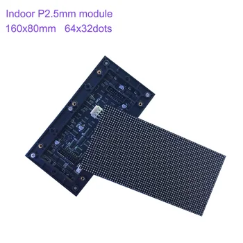 SMD2121 interior P2.5mm 160x80mm módulo de pequena densidade de pixel de limpar o ecrã led HD de painéis para uso indoor