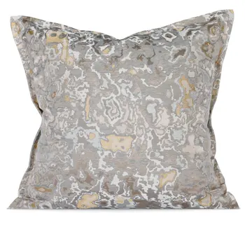Moda cool cinza ouro abstrato decorativo jogar travesseiro/almofadas caso 30x50 45 a 50,moderno europeu capa de almofada de decoração para casa
