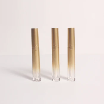 20/40/60PCS de 4,5 ml de Gradiente de Ouro Brilho Labial Tubos de batom Garrafas de Fluido Batom Esvaziar Garrafas Reutilizáveis Lip makeup Garrafas