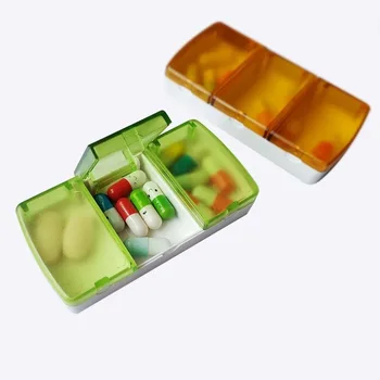 3 Grades Caixa De Pílula Caso Comprimidos Organizador Caso De Viagem Portátil Medicamentos Tablet Recipiente De Armazenamento De Caixa De Remédios Pastillero