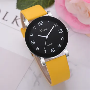 Mais nova Moda 2019 Lvpai Mulheres Relógios Casuais de Quartzo pulseira de Couro Relógio Analógico relógio de Pulso Relógio de Presente de luxo relógio feminino