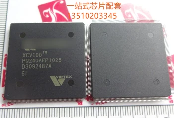 1PCS/monte XCV100-6PQ240I XCV100-6PQ240C XCV100-PQ240 XCV100 INTERVALO XC QFP 100% novo importado original de Chips IC entrega rápida